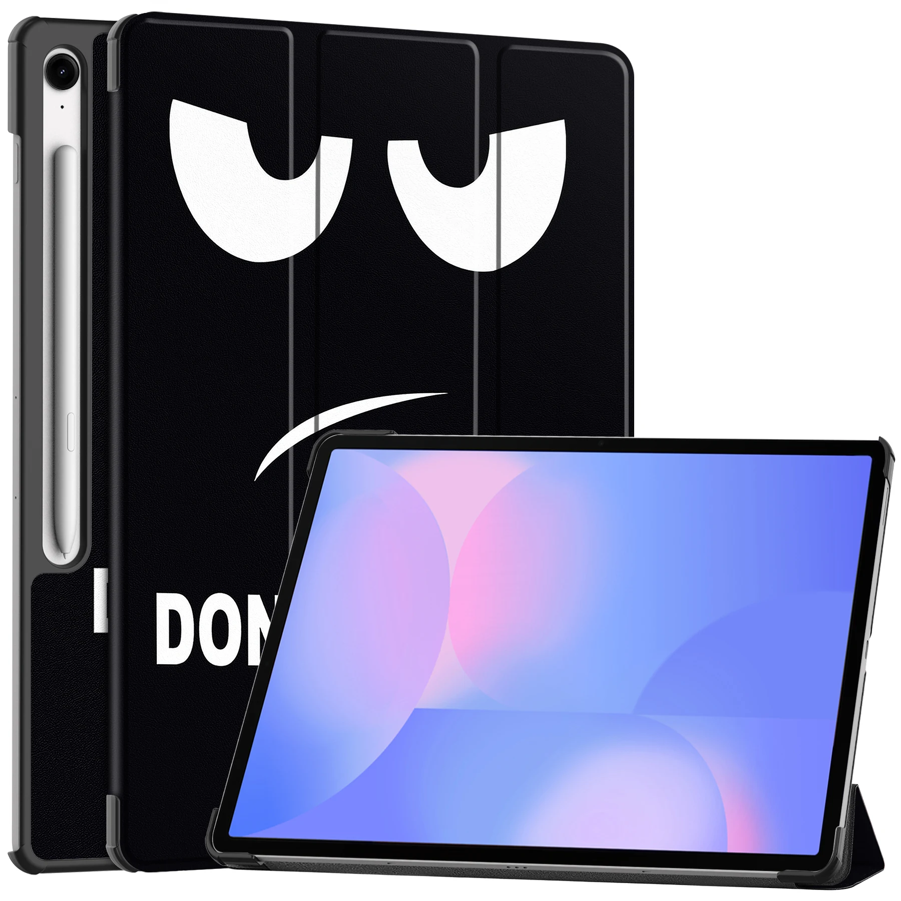 Умный тройной чехол-подставка, универсальный чехол для Samsung Galaxy Tab S10 FE Plus 2025 13,1 дюйма, SM-X620 X626B, роскошный чехол из искусственной кожи с росписью 
Умный тройной чехол-подставка, универсальный чехол для Samsung Galaxy Tab S10 FE Plus 2025 13,1 дюйма, SM-X620 X626B, роскошный чехол из искусственной кожи с росписью