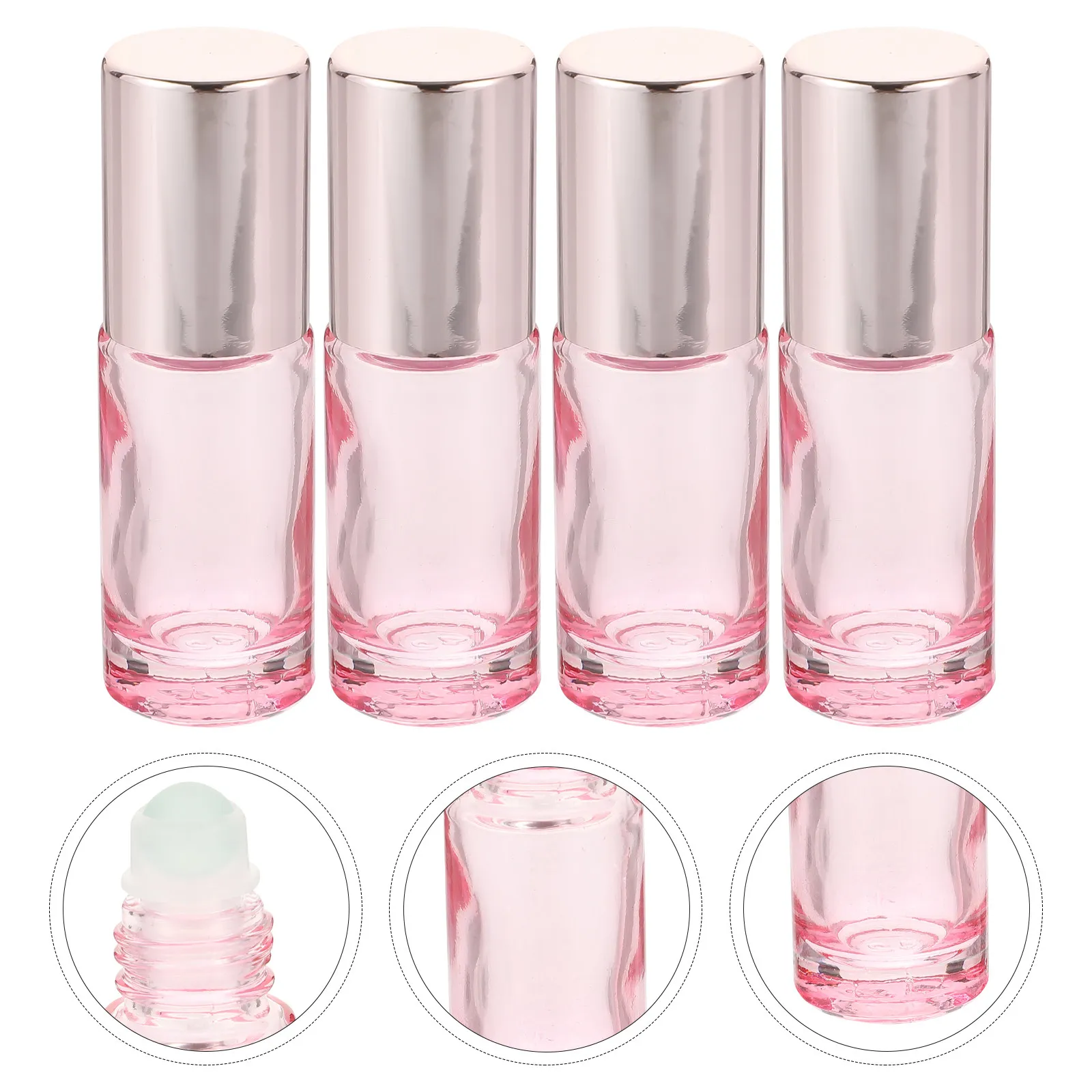 6Pcs Empty Essential Oil Bottles Glass Roller Bottle Set Portable Refillable Liquid Container for Perfume Aromatherapy Travel
6Pcs Empty Essential Oil Bottles Glass Roller Bottle Set Portable Refillable Liquid Container for Perfume Aromatherapy Travel