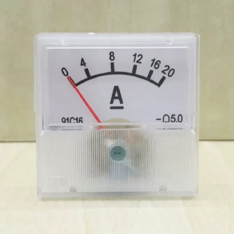 91C16 40X40MM 20A Analog DC Ammeter Pointer Type Panel Meter for Voltage Current Measurement
91C16 40X40MM 20A Analog DC Ammeter Pointer Type Panel Meter for Voltage Current Measurement