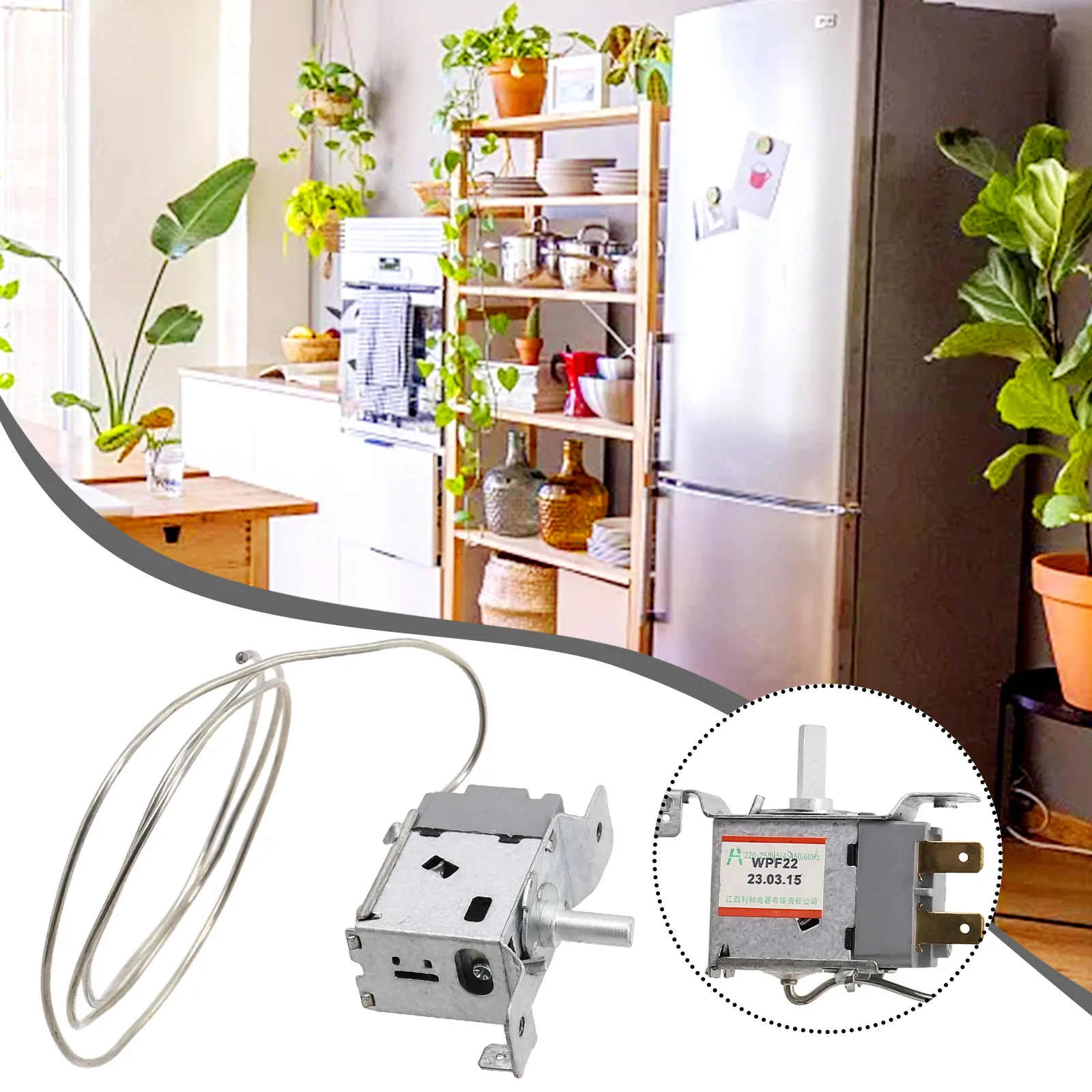 Accessories Refrigerator Thermostat Temperature Controller Thermostat Freezer Fridge 1pcs 2 Pins 220V-250V 60g
Accessories Refrigerator Thermostat Temperature Controller Thermostat Freezer Fridge 1pcs 2 Pins 220V-250V 60g