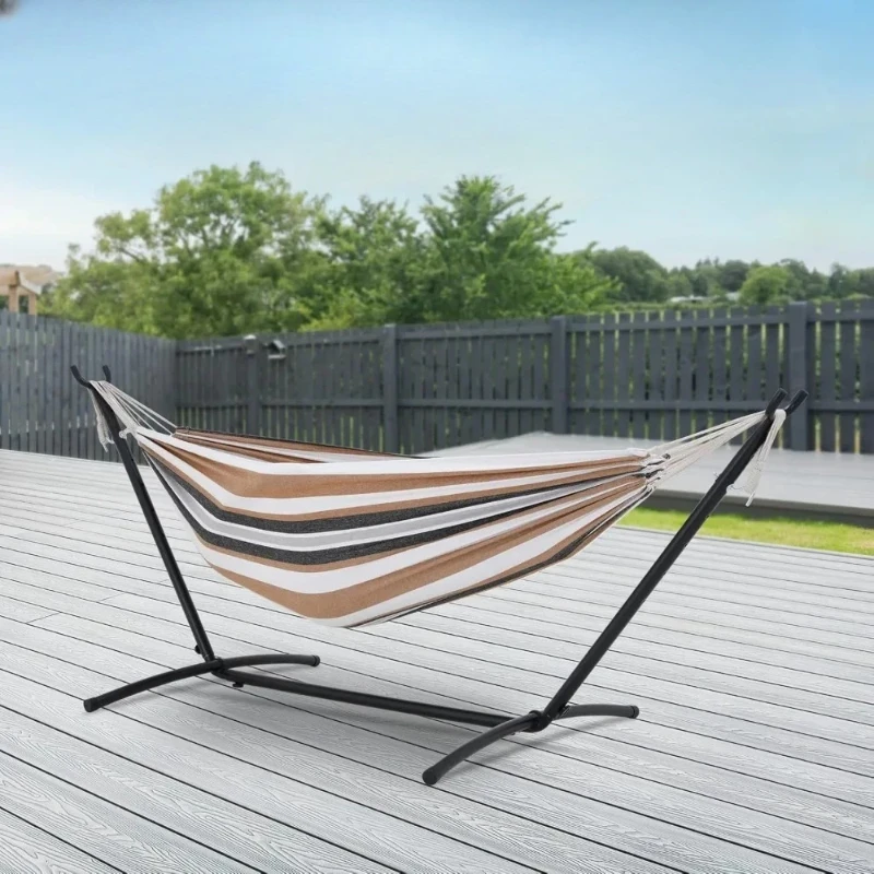 Гамак со стойкой в комплекте, грузоподъемность 450 фунтов, компактная стальная стойка, премиальная сумка для переноски в комплекте (Коричневый)
Гамак со стойкой в комплекте, грузоподъемность 450 фунтов, компактная стальная стойка, премиальная сумка для переноски в комплекте (Коричневый)