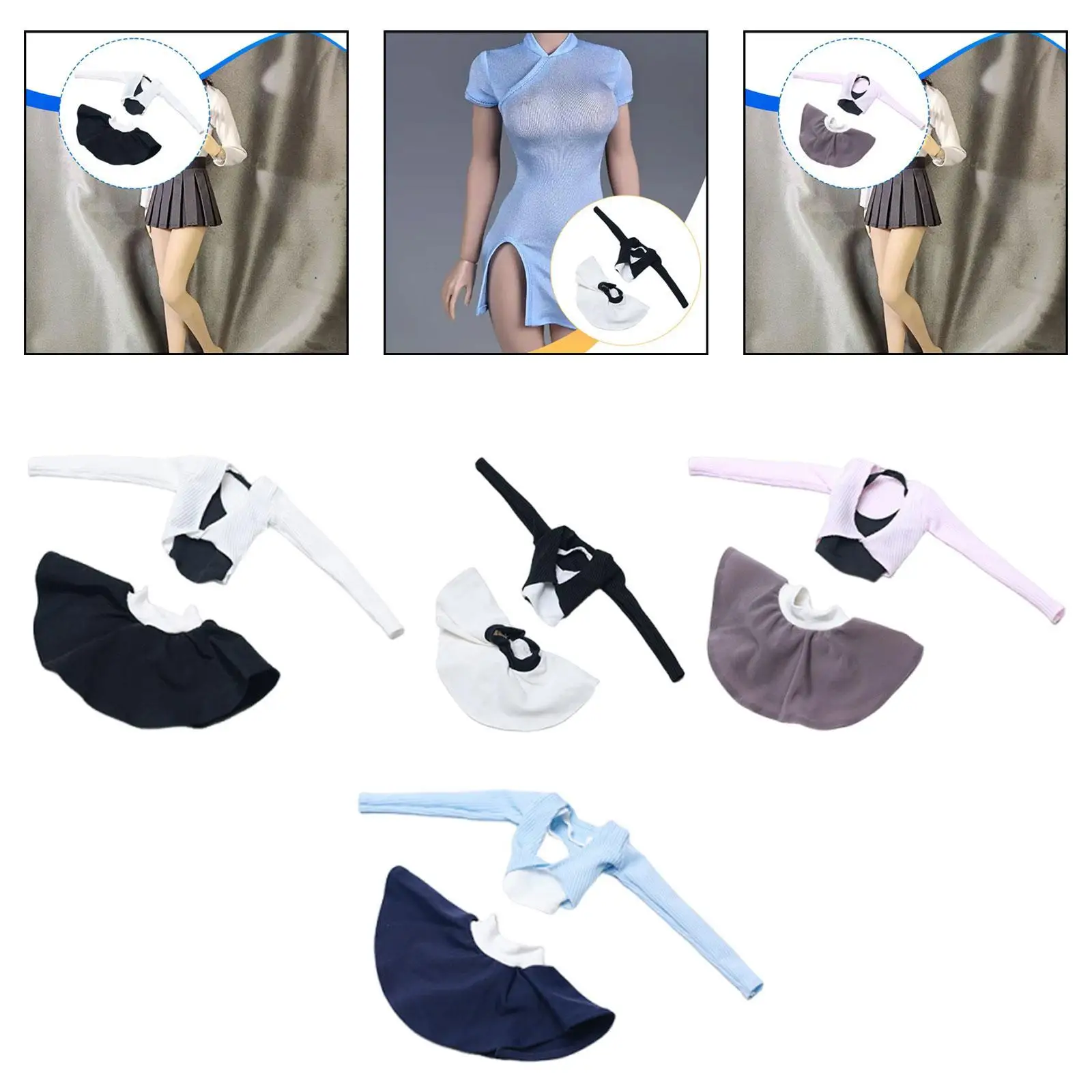 Одежда для женских фигурок 1/6, модная, легко надеваемая, для кукол, реквизит для фотосессий, премиум-класса, трендовая, для переодевания, миниатюрная одежда
Одежда для женских фигурок 1/6, модная, легко надеваемая, для кукол, реквизит для фотосессий, премиум-класса, трендовая, для переодевания, миниатюрная одежда