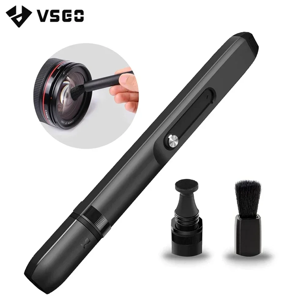 VSGO V-P01E Professional Lens Cleaning Pen Lens Cleaner Pen with Carbon Tip and Brush for Optics Camera Lens LCD Screen Cleaning
VSGO V-P01E Professional Lens Cleaning Pen Lens Cleaner Pen with Carbon Tip and Brush for Optics Camera Lens LCD Screen Cleaning