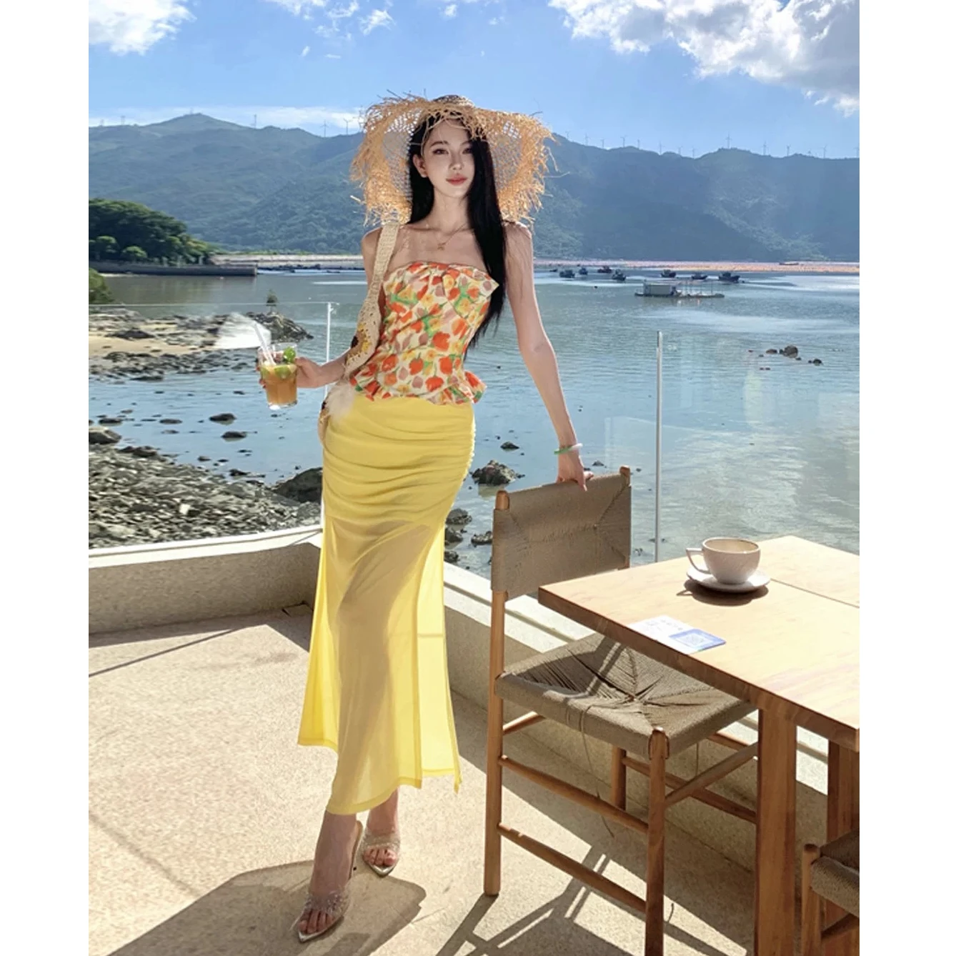 Beachside Dopane Matching Set Women's ter Top And Me Skirt Two-Piece Outfit ort Sve Casual Sle Summer Wear
Beachside Dopane Matching Set Women's ter Top And Me Skirt Two-Piece Outfit ort Sve Casual Sle Summer Wear