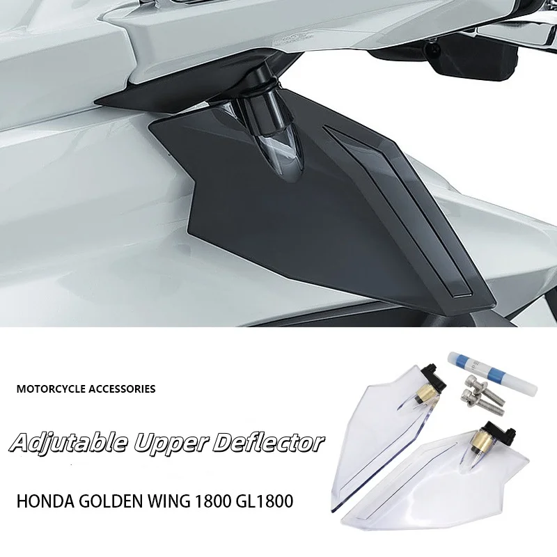 Motorcycle Upper Wind Deflector Adjustable Side Panels For Honda Goldwing 1800 GL Gold Wing GL1800 Spoiler Fairing Accessories
Motorcycle Upper Wind Deflector Adjustable Side Panels For Honda Goldwing 1800 GL Gold Wing GL1800 Spoiler Fairing Accessories