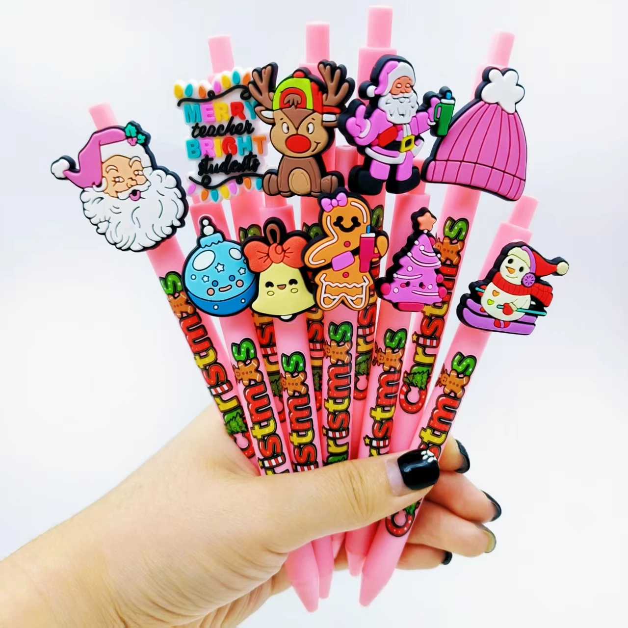 15/24 шт., креативная розовая рождественская нашивка с эффектом памяти, шариковая ручка с принтом, повседневная офисная шариковая ручка, праздничный подарок, канцелярские принадлежности
15/24 шт., креативная розовая рождественская нашивка с эффектом памяти, шариковая ручка с принтом, повседневная офисная шариковая ручка, праздничный подарок, канцелярские принадлежности