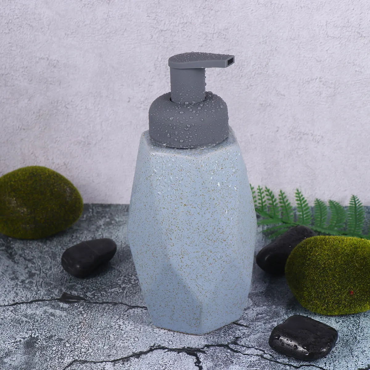 1Pcs Diamond Shaped Ceramic Lotion Dispenser Blue Foaming Press Button for Liquid Soap Hand Wash Moisturizer Automatic Skin Care
1Pcs Diamond Shaped Ceramic Lotion Dispenser Blue Foaming Press Button for Liquid Soap Hand Wash Moisturizer Automatic Skin Care