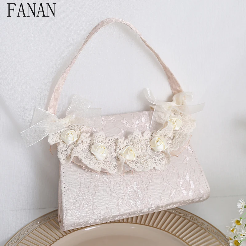 Elegant Casual Hand Bags Femme French Lolita Style Romantic Sweet Women's Handbags Square Cute Handheld Shoulder Bag
Elegant Casual Hand Bags Femme French Lolita Style Romantic Sweet Women's Handbags Square Cute Handheld Shoulder Bag