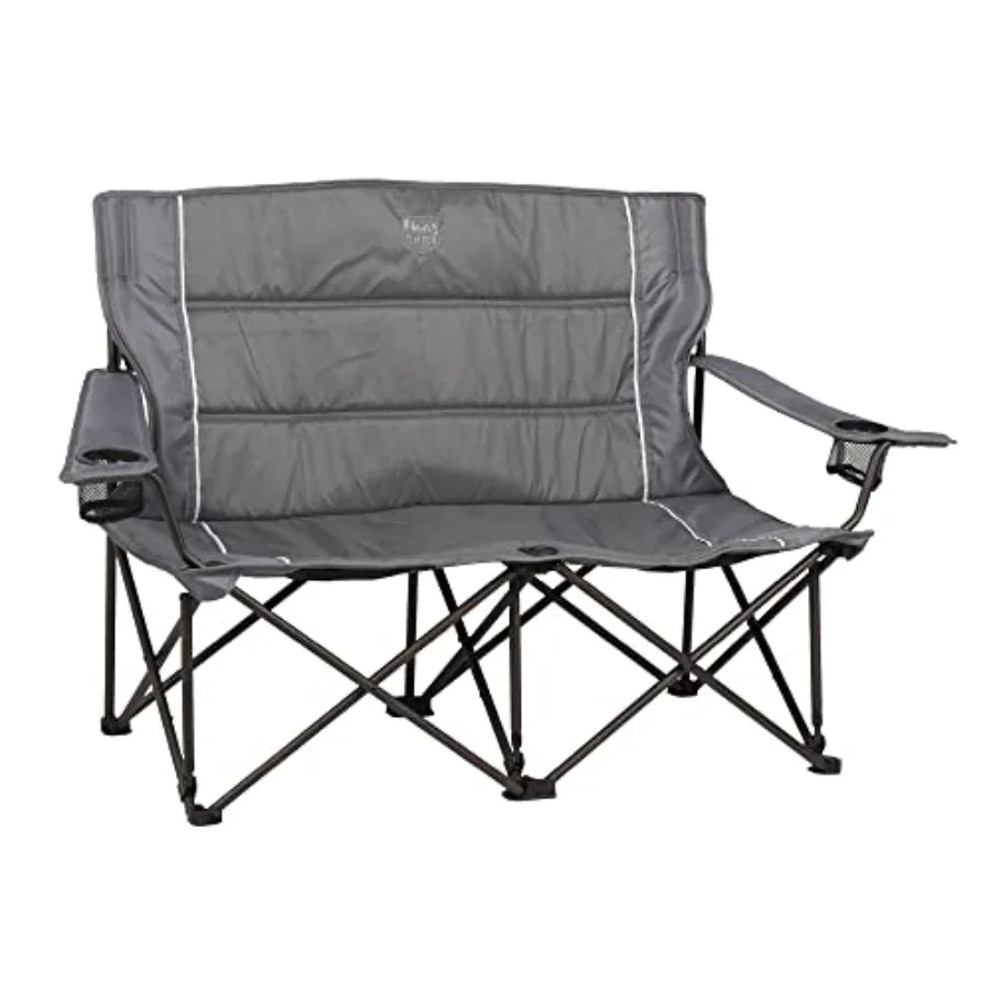 2 Person Folding Loveseat Comfortable Double Foldable Camping Chair Folding Lawn chairs for Outside
2 Person Folding Loveseat Comfortable Double Foldable Camping Chair Folding Lawn chairs for Outside