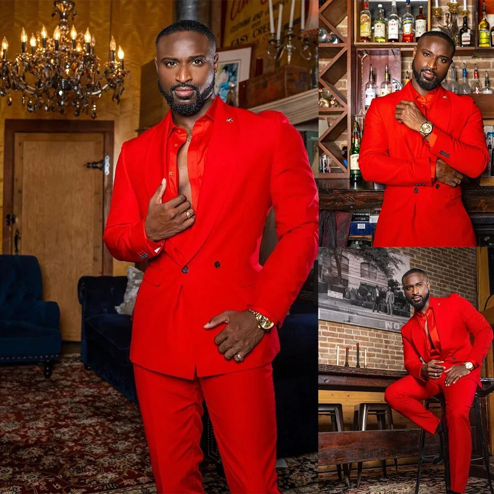 SILIWEYA Chic Custom Size Red Groomsmen Tuxedos Shawl Lapel Groom Men Suits Wedding Prom Best Man Blazer Jacket Pants Set
SILIWEYA Chic Custom Size Red Groomsmen Tuxedos Shawl Lapel Groom Men Suits Wedding Prom Best Man Blazer Jacket Pants Set