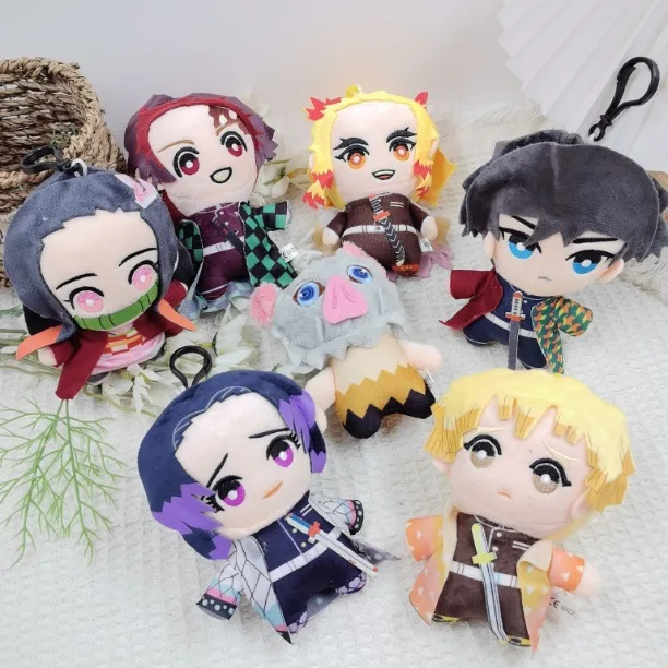 Demon Slayer Plush Keychain Tanjiro Nezuko Zenitsu Inosuke Rengoku Characters Soft Stuffed Bag Pendant
Demon Slayer Plush Keychain Tanjiro Nezuko Zenitsu Inosuke Rengoku Characters Soft Stuffed Bag Pendant