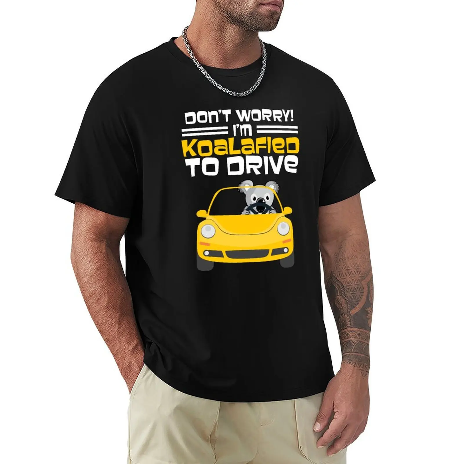 Fun New Driver Gift Don't Worry I am Koalafied To Drive design T-Shirt Sun Protective Outdoor Tee Top
Fun New Driver Gift Don't Worry I am Koalafied To Drive design T-Shirt Sun Protective Outdoor Tee Top