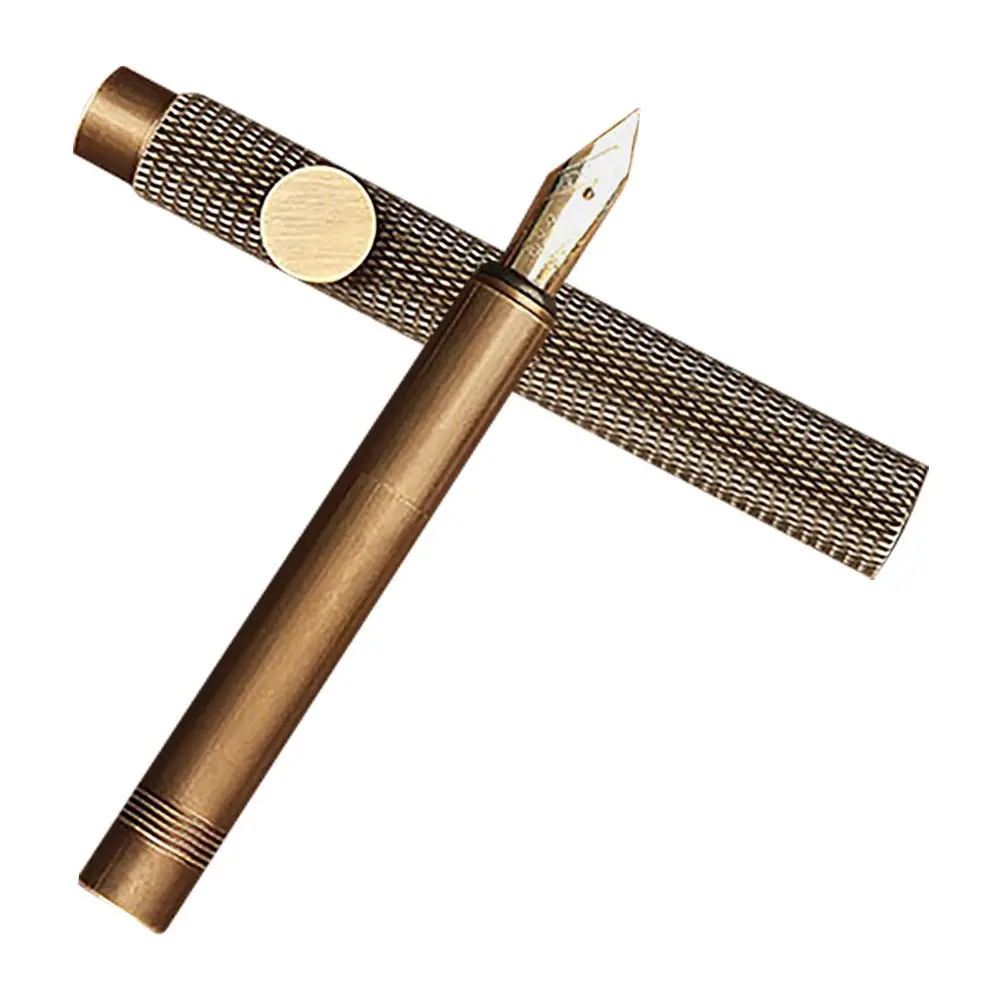 Brass Fountain Pen 0.5mm Fine Tip Portable Elegant Writing Tool for Calligraphy Note Taking Home Office Creative Writing
Brass Fountain Pen 0.5mm Fine Tip Portable Elegant Writing Tool for Calligraphy Note Taking Home Office Creative Writing
