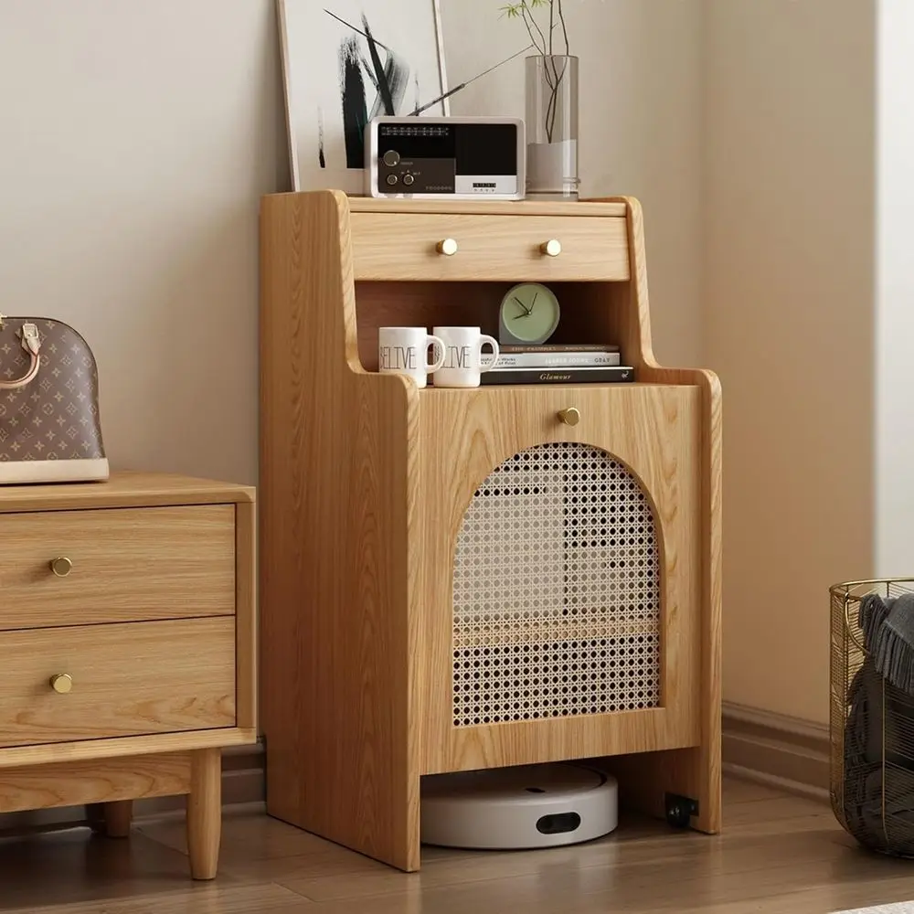 Robot Vacuum Hidden Storage Cabinet with Wheels and Der, Hidden Cabinet or Sweng Robots, Portable Robot Night Stand, or Living R
Robot Vacuum Hidden Storage Cabinet with Wheels and Der, Hidden Cabinet or Sweng Robots, Portable Robot Night Stand, or Living R