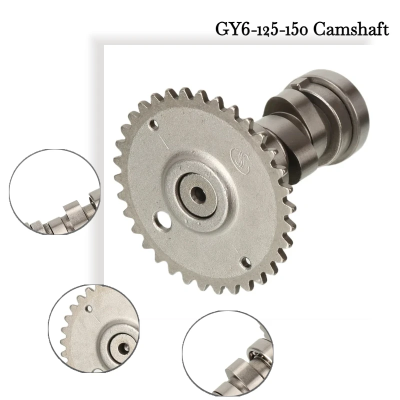 Высокопроизводительный гоночный распределительный вал для четырехцилиндровых двигателей GY6 125cc 150cc легких мотоциклов и квадроциклов - повышение мощности двигателя
Высокопроизводительный гоночный распределительный вал для четырехцилиндровых двигателей GY6 125cc 150cc легких мотоциклов и квадроциклов - повышение мощности двигателя