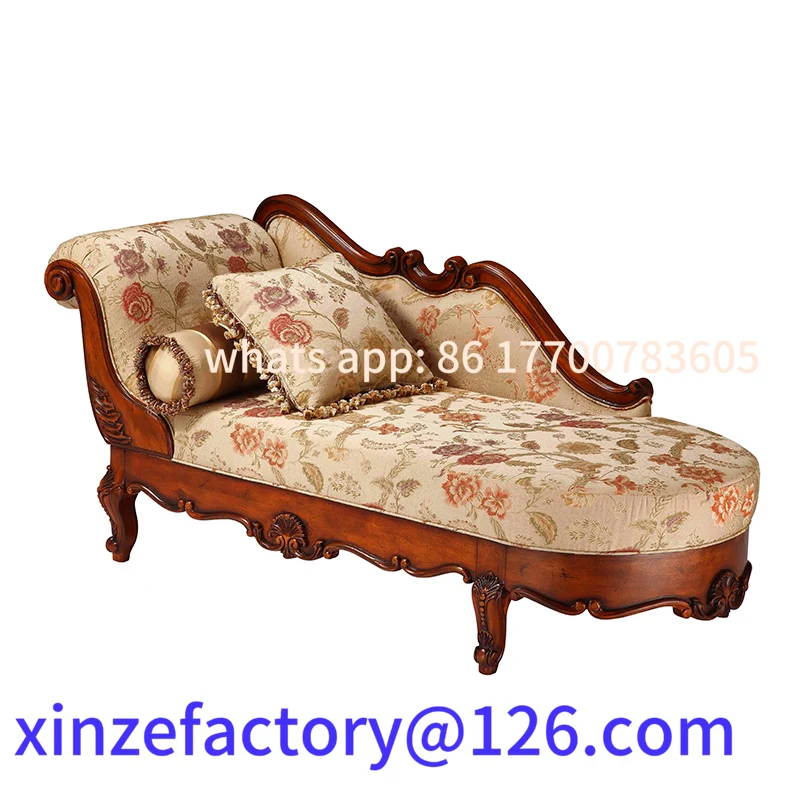 American concubine reclining chair, carved European fabric lazy couch bedroom solid wood beauty couch living room single
American concubine reclining chair, carved European fabric lazy couch bedroom solid wood beauty couch living room single