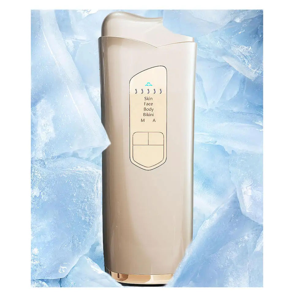 Ice Point Laser Hair Removal Device for Home Use, Which Can be Used for Bikini, Armpits, Face, Body, and Legs
Ice Point Laser Hair Removal Device for Home Use, Which Can be Used for Bikini, Armpits, Face, Body, and Legs