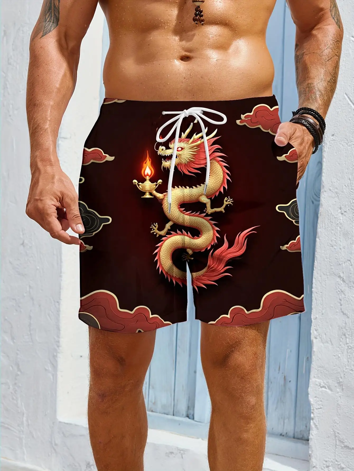 1pcs Men's Short swim trunks2026 Summer 3D Printed Short sleeve sweatpants man Polyester Quick drying running Breathable
1pcs Men's Short swim trunks2026 Summer 3D Printed Short sleeve sweatpants man Polyester Quick drying running Breathable