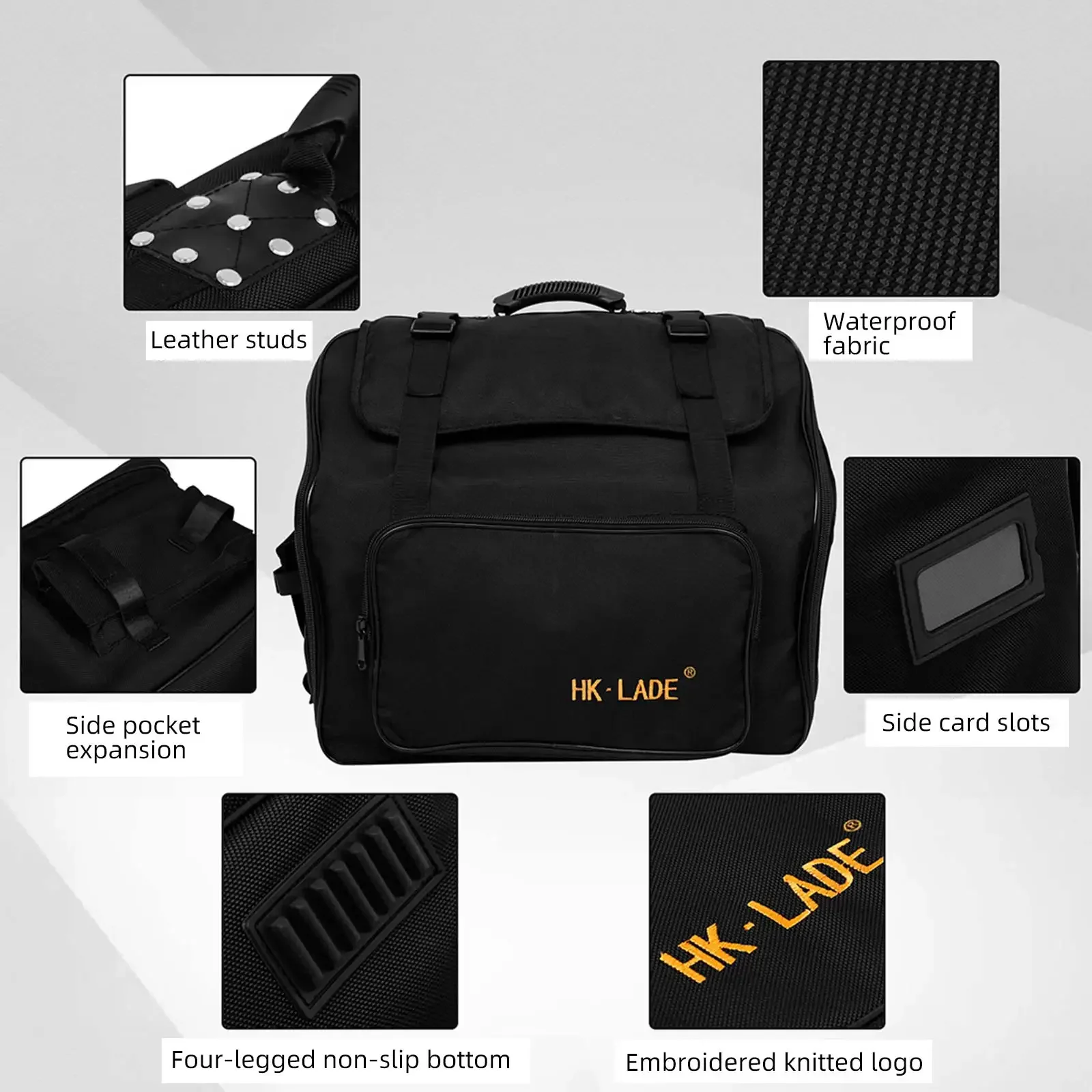 Backpack Accordion Case for 41 Keys 120 Bass- Waterproof Oxford Cloth Shell with Padded Cotton Lining, Portable Shoulder Gig Bag
Backpack Accordion Case for 41 Keys 120 Bass- Waterproof Oxford Cloth Shell with Padded Cotton Lining, Portable Shoulder Gig Bag