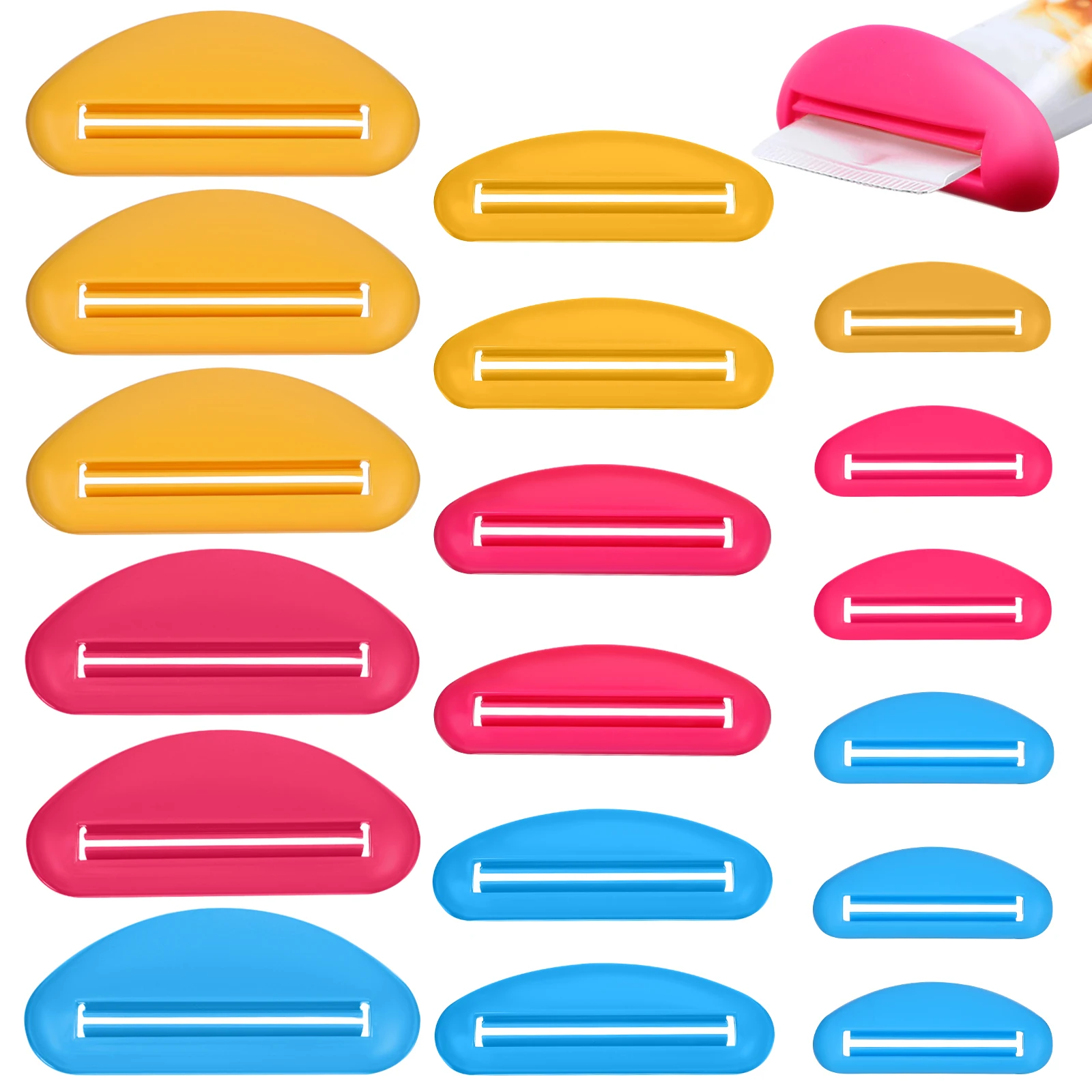 18pcs Toothpaste Squeezer High Quality Plastic Durable Safe Kitchen Bathroom Hobby Room Tube Easy Child Long Tool
18pcs Toothpaste Squeezer High Quality Plastic Durable Safe Kitchen Bathroom Hobby Room Tube Easy Child Long Tool