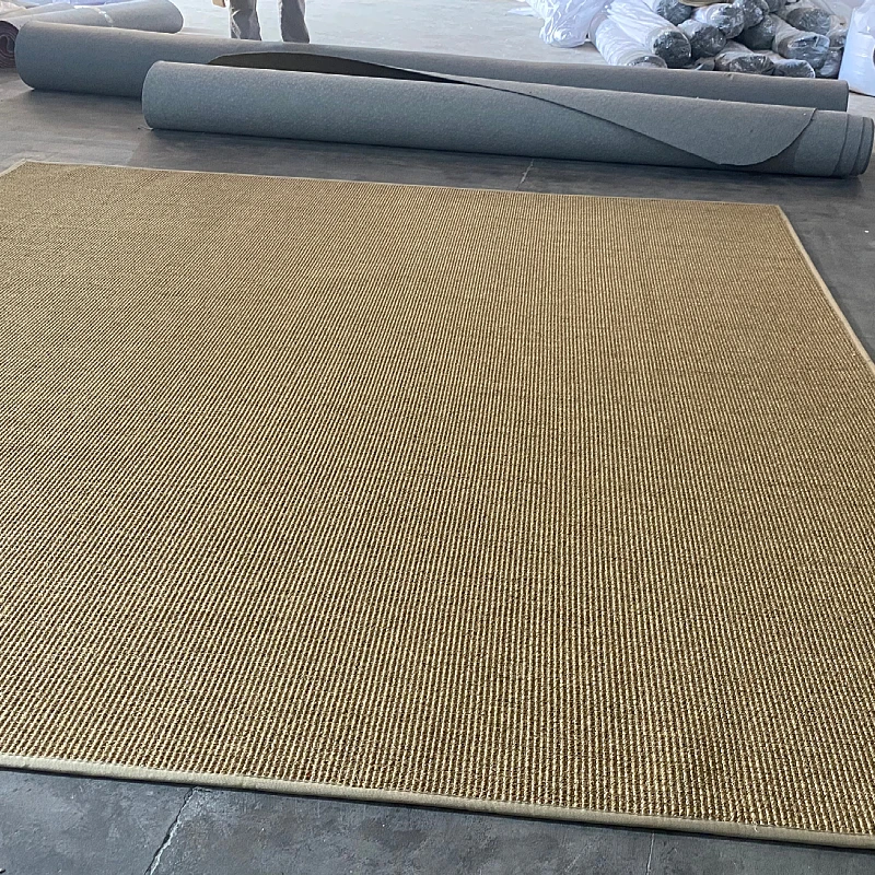 100% Natural Sisal Fiber Carpet Eco-friendly Modern Anti-Slip High Quality Custom Size Shape Machine Made for Bedroom Livingroom
100% Natural Sisal Fiber Carpet Eco-friendly Modern Anti-Slip High Quality Custom Size Shape Machine Made for Bedroom Livingroom