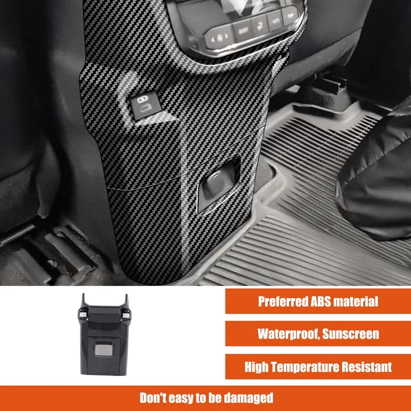 ABS Carbon Fiber Patte for 2024+ Toyota Highlander Rear Seat Air Outlet Protective Cover
ABS Carbon Fiber Patte for 2024+ Toyota Highlander Rear Seat Air Outlet Protective Cover
