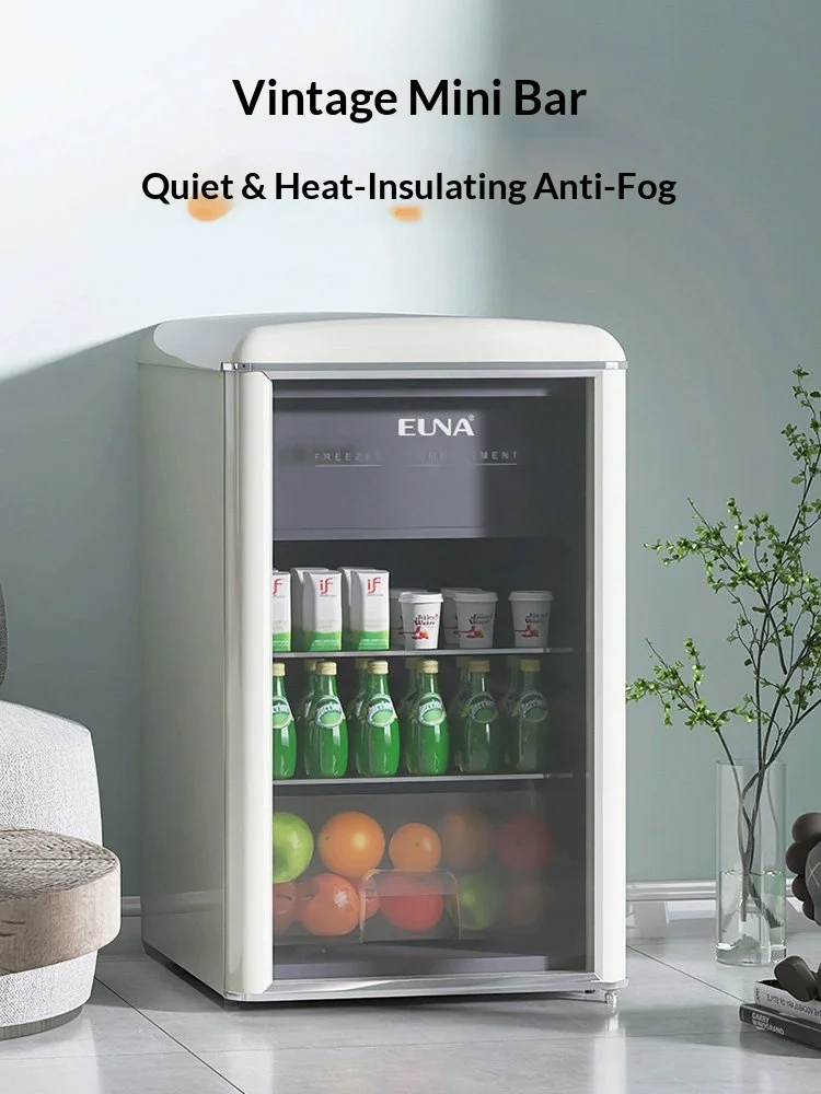 EUNA/YouNuo Retro Small Gathering Ice Bar Refrigerated Frozen Fridge 110L Auto-Defrost Living Room Office Apartment Beverage Red
EUNA/YouNuo Retro Small Gathering Ice Bar Refrigerated Frozen Fridge 110L Auto-Defrost Living Room Office Apartment Beverage Red