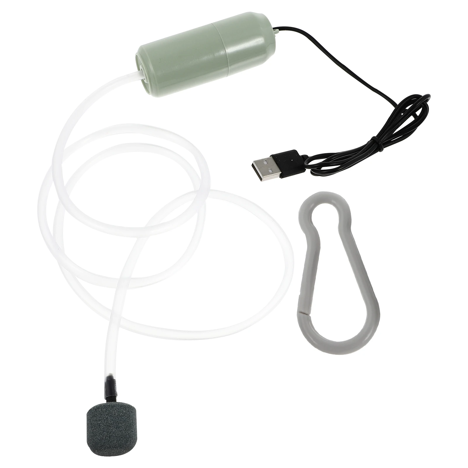 USB Oxygen for Aquarium Small Fish Tank Aerator Green Tank Oxygen Pump Random Hook Accessory Home Use Pet Supply
USB Oxygen for Aquarium Small Fish Tank Aerator Green Tank Oxygen Pump Random Hook Accessory Home Use Pet Supply