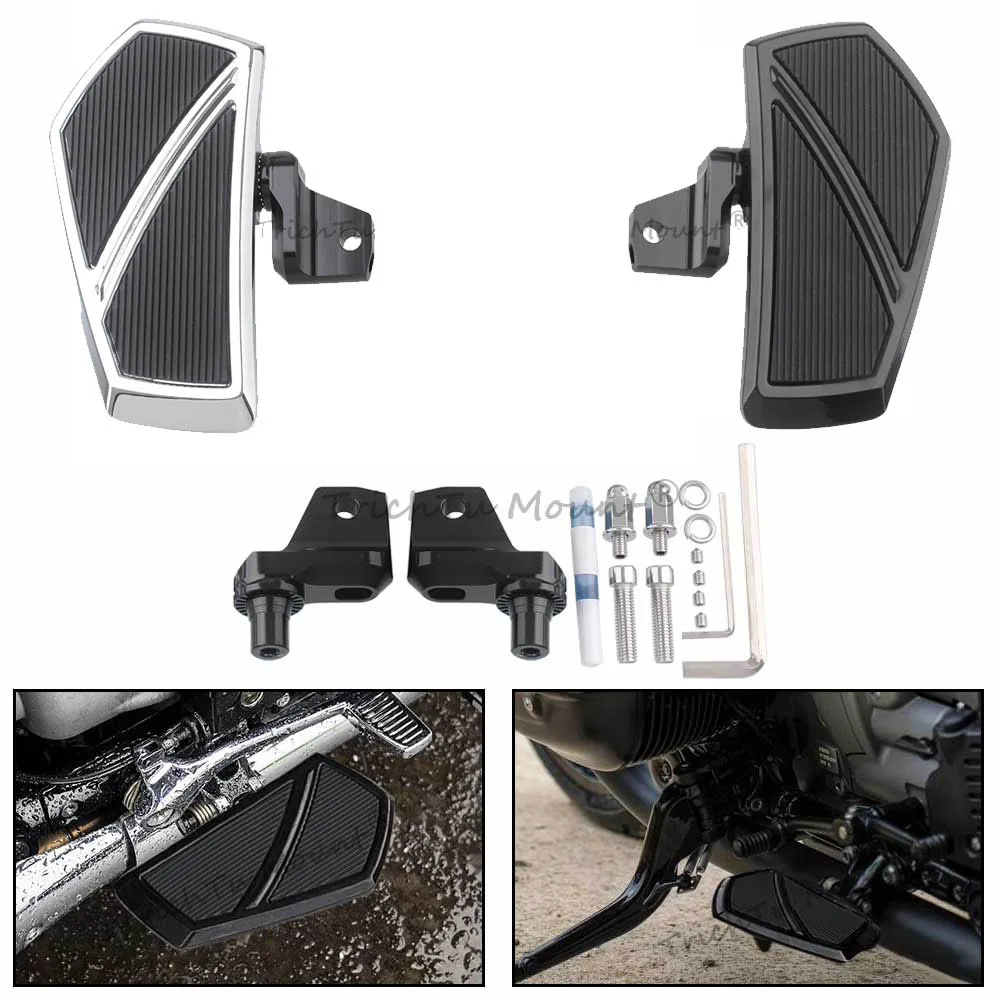 Driver Floorboards Compatible With Bmw R18 Classic 100 Years 2020-2023 High Quality Material Black/Chrome With Non-Slip Rubber
Driver Floorboards Compatible With Bmw R18 Classic 100 Years 2020-2023 High Quality Material Black/Chrome With Non-Slip Rubber