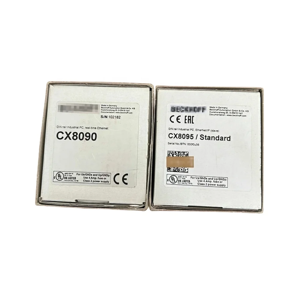 Оригинальный и новый шинный соединитель серии CX8000 Beckhoff PLC CX8090 Встроенный модуль ПК с Ethernet
Оригинальный и новый шинный соединитель серии CX8000 Beckhoff PLC CX8090 Встроенный модуль ПК с Ethernet