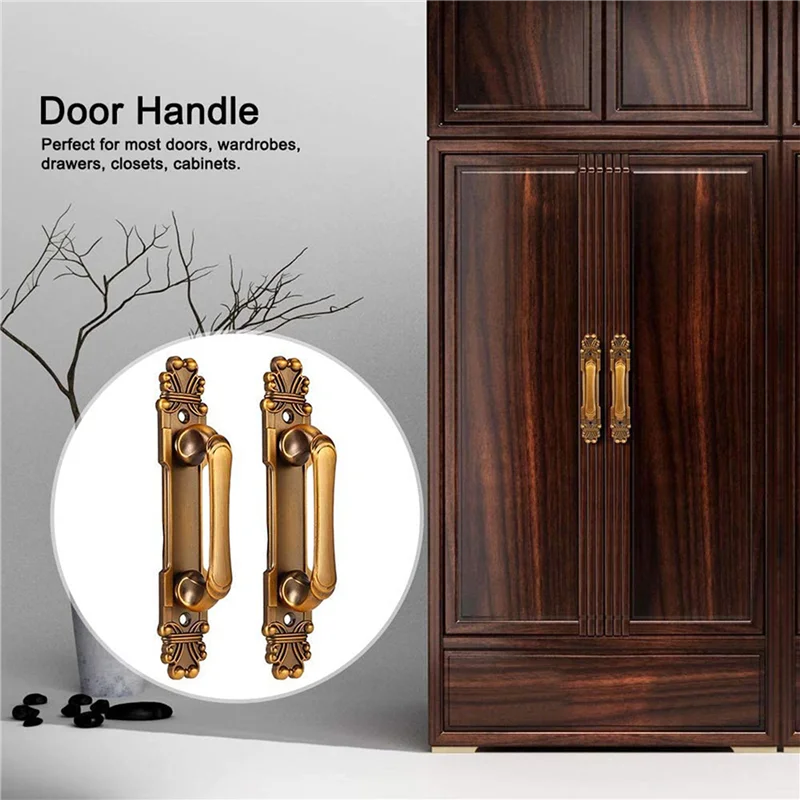 A38Q-4Pcs European Style Door Handle,Door Pull Handle, Metal Sliding Door Handle For Cabinet Drawer Cupboard Accessory
A38Q-4Pcs European Style Door Handle,Door Pull Handle, Metal Sliding Door Handle For Cabinet Drawer Cupboard Accessory