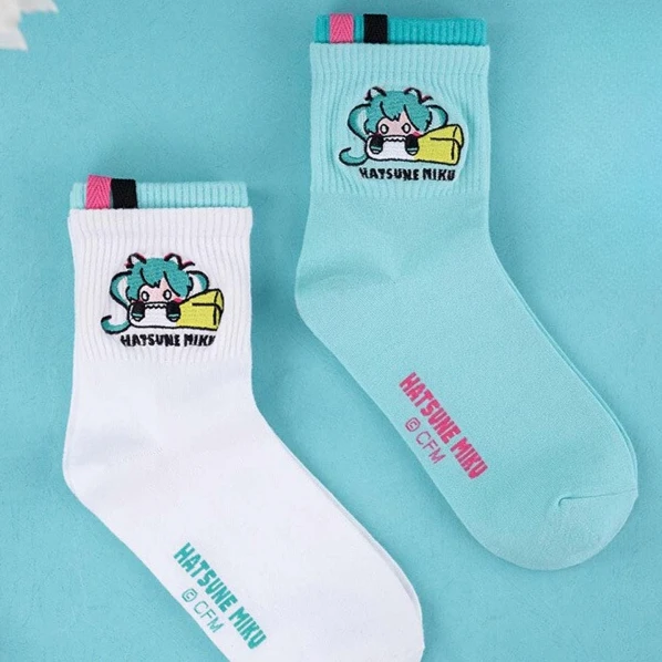 Kawaii Hatsune Miku Series Anime Socks Cute Breathable Student Cosplay JK Uniform Socks Accessorry for Girl
Kawaii Hatsune Miku Series Anime Socks Cute Breathable Student Cosplay JK Uniform Socks Accessorry for Girl