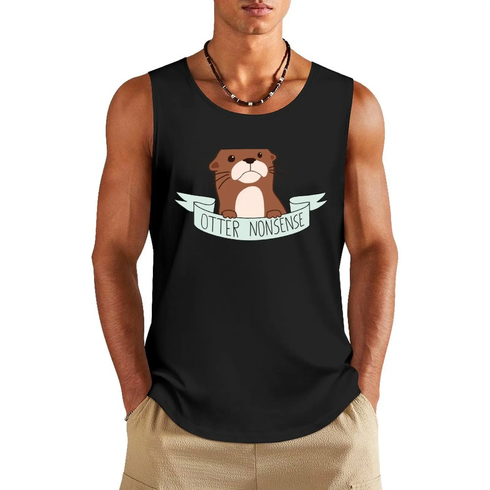 Otter Nonsense Tank Top Gym wear anime t-shirts basketball clothing gym shirt men
Otter Nonsense Tank Top Gym wear anime t-shirts basketball clothing gym shirt men