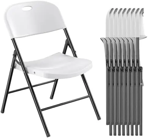 350 Weight Limit Heavy Duty Plastic Folding Chair with Reinfoced Steel Frame for Indoor and Outdoor, Wedding, Party
350 Weight Limit Heavy Duty Plastic Folding Chair with Reinfoced Steel Frame for Indoor and Outdoor, Wedding, Party