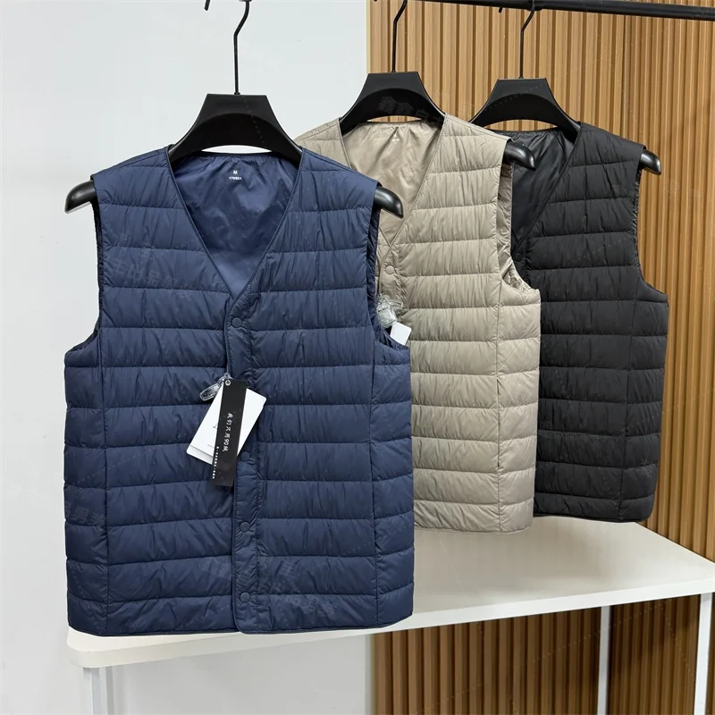 Men's Casual V-Ne down Vest 90 Du Feather Lightweight Warm Winter Faion Store 898 Youth Vitali Sle Pure Color
Men's Casual V-Ne down Vest 90 Du Feather Lightweight Warm Winter Faion Store 898 Youth Vitali Sle Pure Color