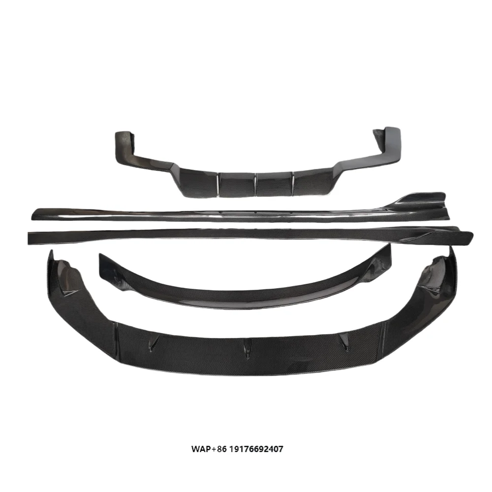 Carbon Fiber Front Lip Rear Spoiler Side Skirts Carbon Fiber Rear Spoiler Body Kit for 2014-2018 Ghibli
Carbon Fiber Front Lip Rear Spoiler Side Skirts Carbon Fiber Rear Spoiler Body Kit for 2014-2018 Ghibli