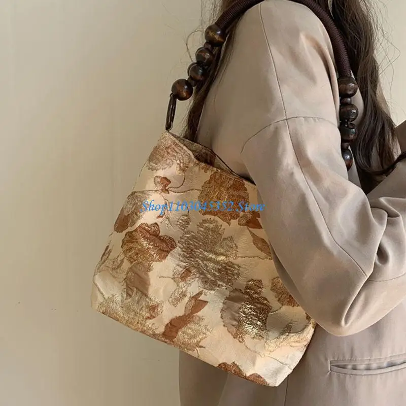 A3PE Embroidered Print Flower Handbag for Women Shoulder Bag Casual Underarm Bag with Beads Chain Handle Bucket Purse
A3PE Embroidered Print Flower Handbag for Women Shoulder Bag Casual Underarm Bag with Beads Chain Handle Bucket Purse