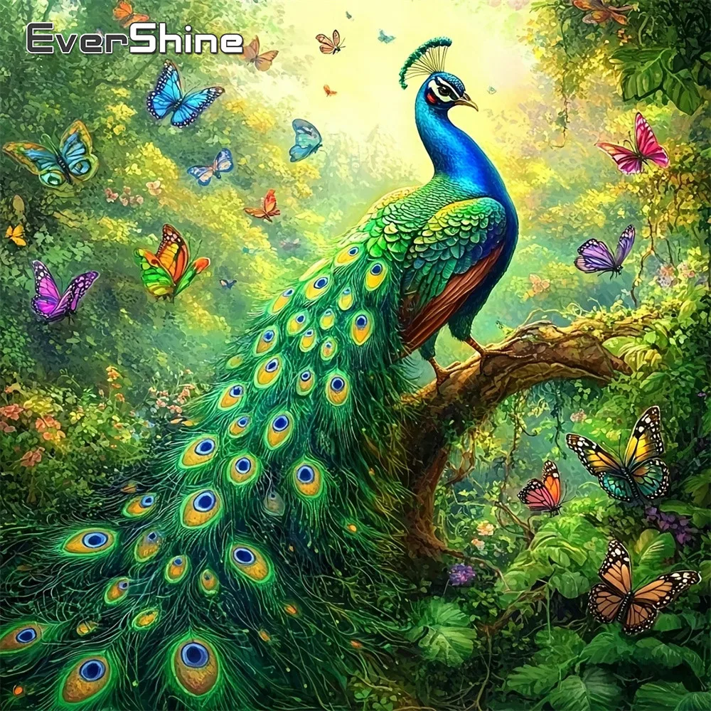 Evershine Full Square Diamond Embroidery Animal Rhinestones Picture Mosaic Peacock 5D DIY Painting Butterfly Decor For Home
Evershine Full Square Diamond Embroidery Animal Rhinestones Picture Mosaic Peacock 5D DIY Painting Butterfly Decor For Home