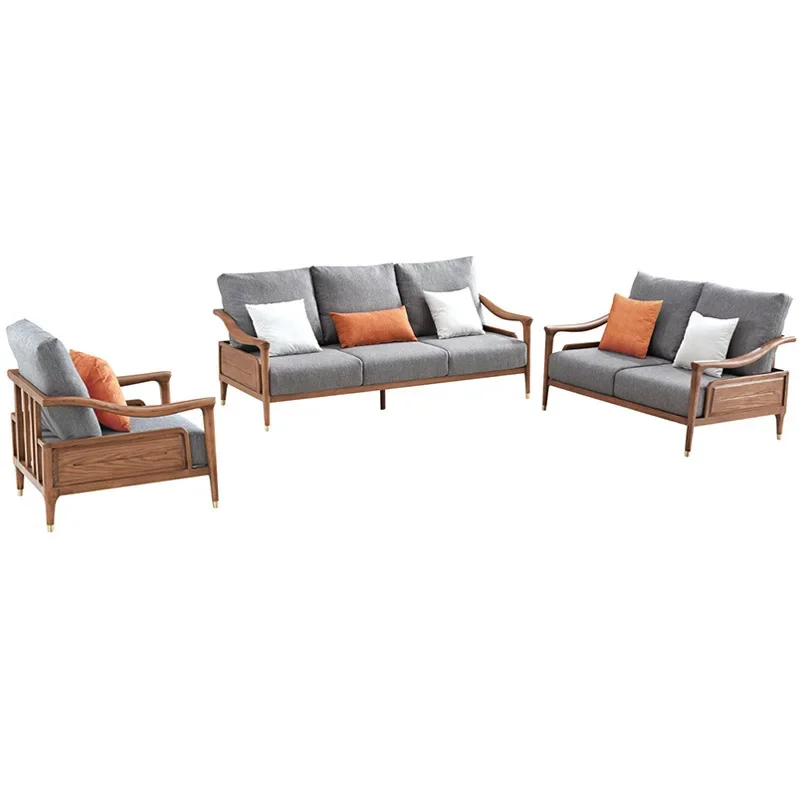 Nordic all solid wood double sofa new Chinese single small apartment log living room furniture design sofa
Nordic all solid wood double sofa new Chinese single small apartment log living room furniture design sofa