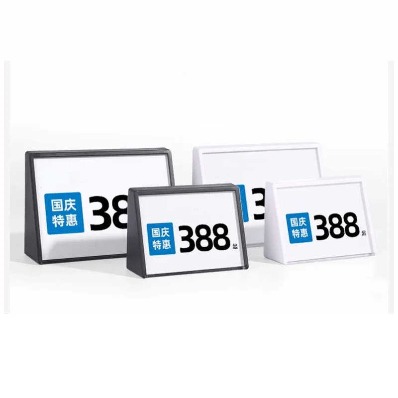 5pcs/lot Plastics Price Name Tag Display Stand Versatile Table Sign Product Introduction in Stores Durable Pricing Card Holder
5pcs/lot Plastics Price Name Tag Display Stand Versatile Table Sign Product Introduction in Stores Durable Pricing Card Holder