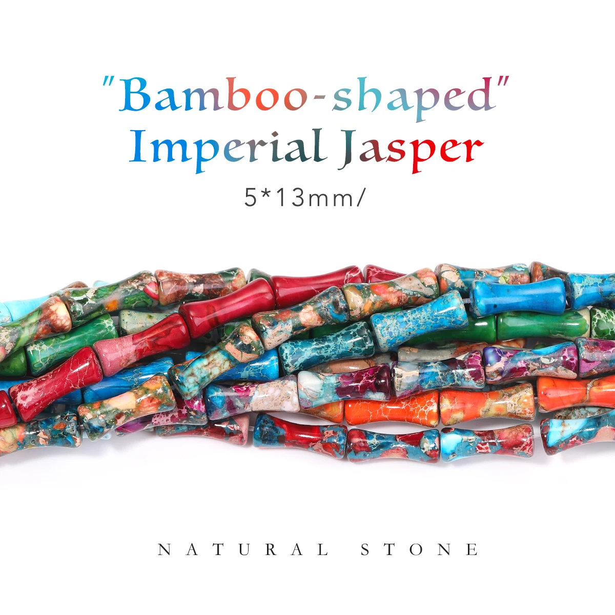 Nature Imperial Turquoise Bamboo Joint-shaped Loose Bamboo Tube Beads Semi-Precious DIY Bracelet Necklace Jewelry Accessories
Nature Imperial Turquoise Bamboo Joint-shaped Loose Bamboo Tube Beads Semi-Precious DIY Bracelet Necklace Jewelry Accessories