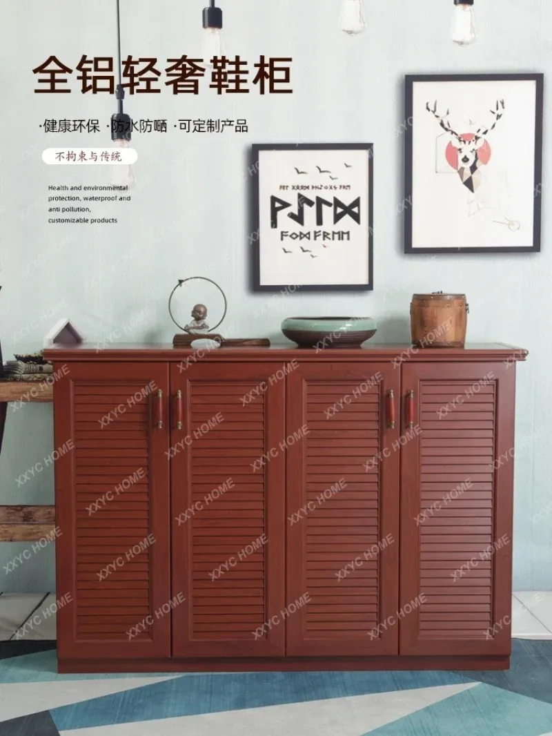 JJAll-шкаф для обуви из алюминиевого сплава, уличная бытовая дверь, водонепроницаемый и солнцезащитный шкаф для хранения большой емкости, металлический шкаф на заказ
JJAll-шкаф для обуви из алюминиевого сплава, уличная бытовая дверь, водонепроницаемый и солнцезащитный шкаф для хранения большой емкости, металлический шкаф на заказ