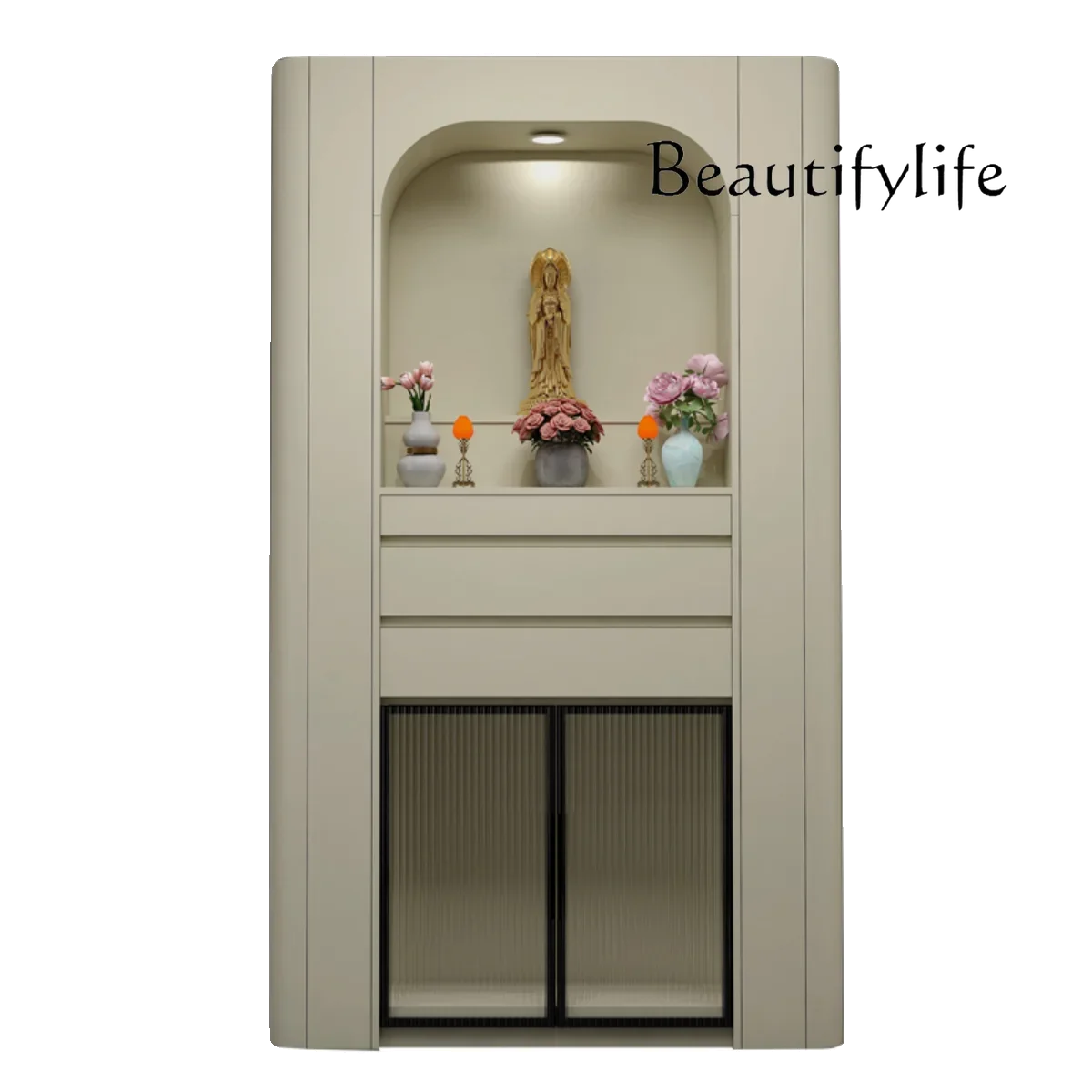 Buddhist niche cabinet living room incense case household modern light luxury Buddhist platform God of Wealth display cabinet
Buddhist niche cabinet living room incense case household modern light luxury Buddhist platform God of Wealth display cabinet