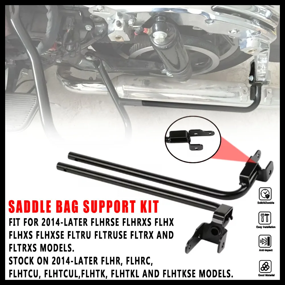 NEW For Harley Motorcycle Accessories Saddle Bag Support Kit Electra Glide Road Glide Road King Ultra Limited Low 2014-2023
NEW For Harley Motorcycle Accessories Saddle Bag Support Kit Electra Glide Road Glide Road King Ultra Limited Low 2014-2023