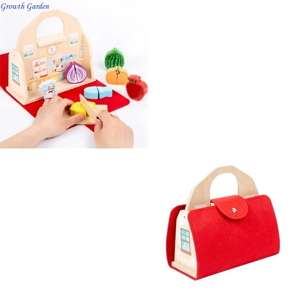 Cutting Play Fruit Vegs Kitchen Playset Kids Fine Motor Skill Pretend Toy E65D 
Cutting Play Fruit Vegs Kitchen Playset Kids Fine Motor Skill Pretend Toy E65D