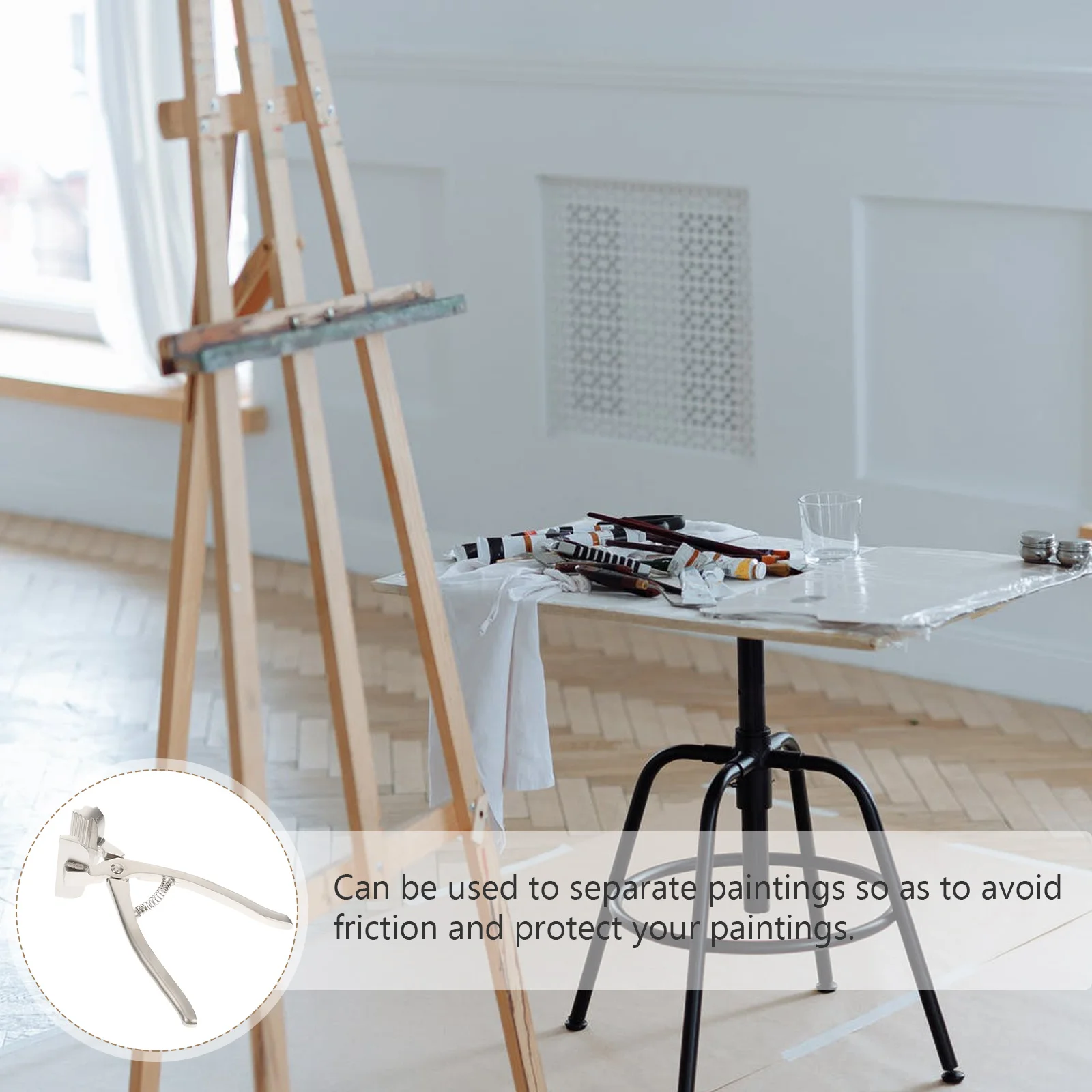 Oil Painting Canvas Clip Separator Strong Stainless Steel Picture Frame Smooth Surface Photos Wall Nails Hardware
Oil Painting Canvas Clip Separator Strong Stainless Steel Picture Frame Smooth Surface Photos Wall Nails Hardware