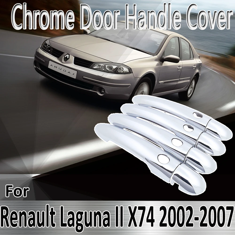For Renault Laguna II X74 MK2 2002~2007 Styling Stickers Decoration ABS Chrome Door Handle Cover paint Refit Car Accessories
For Renault Laguna II X74 MK2 2002~2007 Styling Stickers Decoration ABS Chrome Door Handle Cover paint Refit Car Accessories