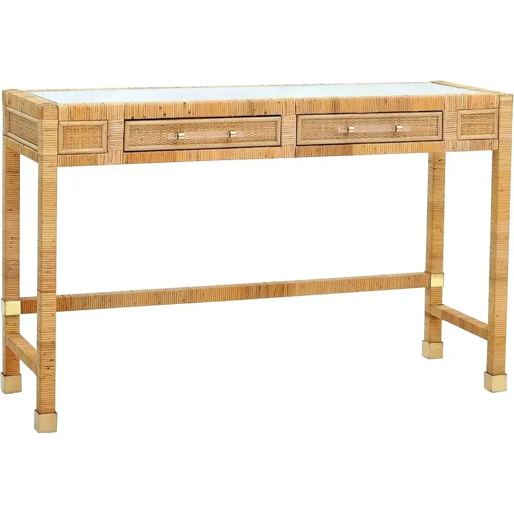Natural Rattan Desk by Amara
Natural Rattan Desk by Amara