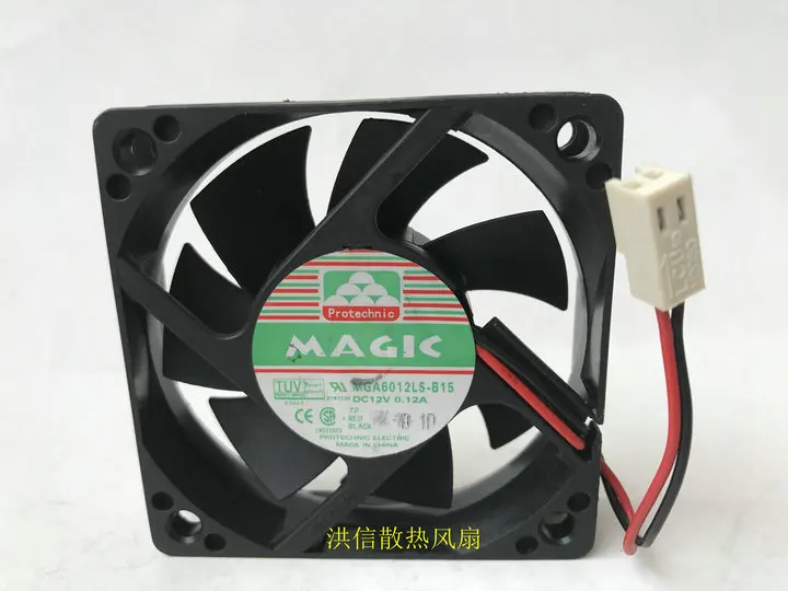 Бесплатная доставка, оригинальный тихий охлаждающий вентилятор MAGIC 6015 MGA6012LS-B15 12 В постоянного тока, а
Бесплатная доставка, оригинальный тихий охлаждающий вентилятор MAGIC 6015 MGA6012LS-B15 12 В постоянного тока, а