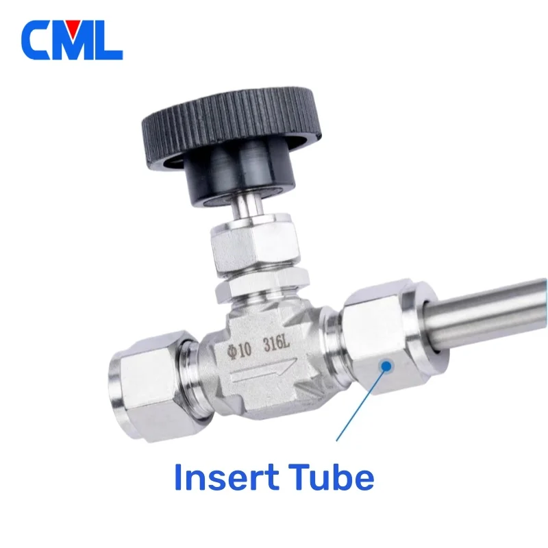 316L Stainless Steel Tube OD 4mm 6mm 8mm 10mm 12mm 14mm 1/8" 1/4" 3/8" 1/2" Compression Double Ferrules Adjustable Needle Valve
316L Stainless Steel Tube OD 4mm 6mm 8mm 10mm 12mm 14mm 1/8" 1/4" 3/8" 1/2" Compression Double Ferrules Adjustable Needle Valve